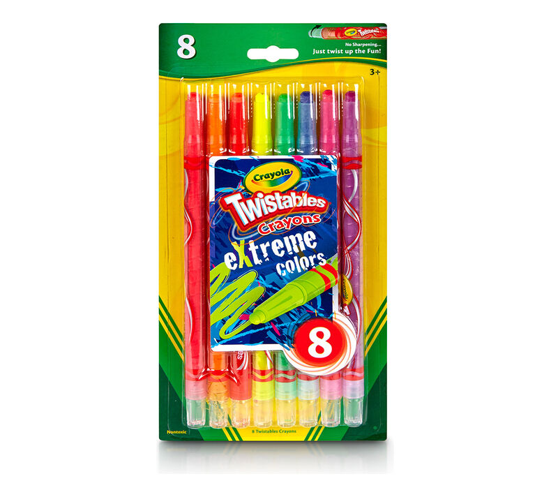 Crayola Twistables Crayons Extreme 8ct for Kids