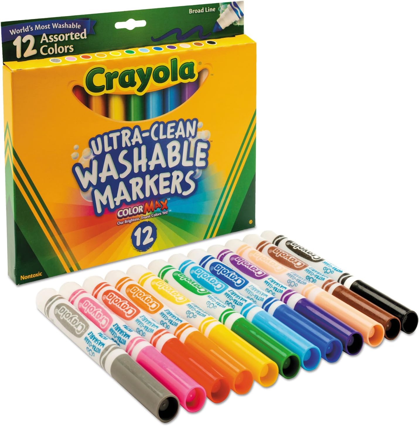 Crayola Ultra-Clean Broad Line Washable Markers