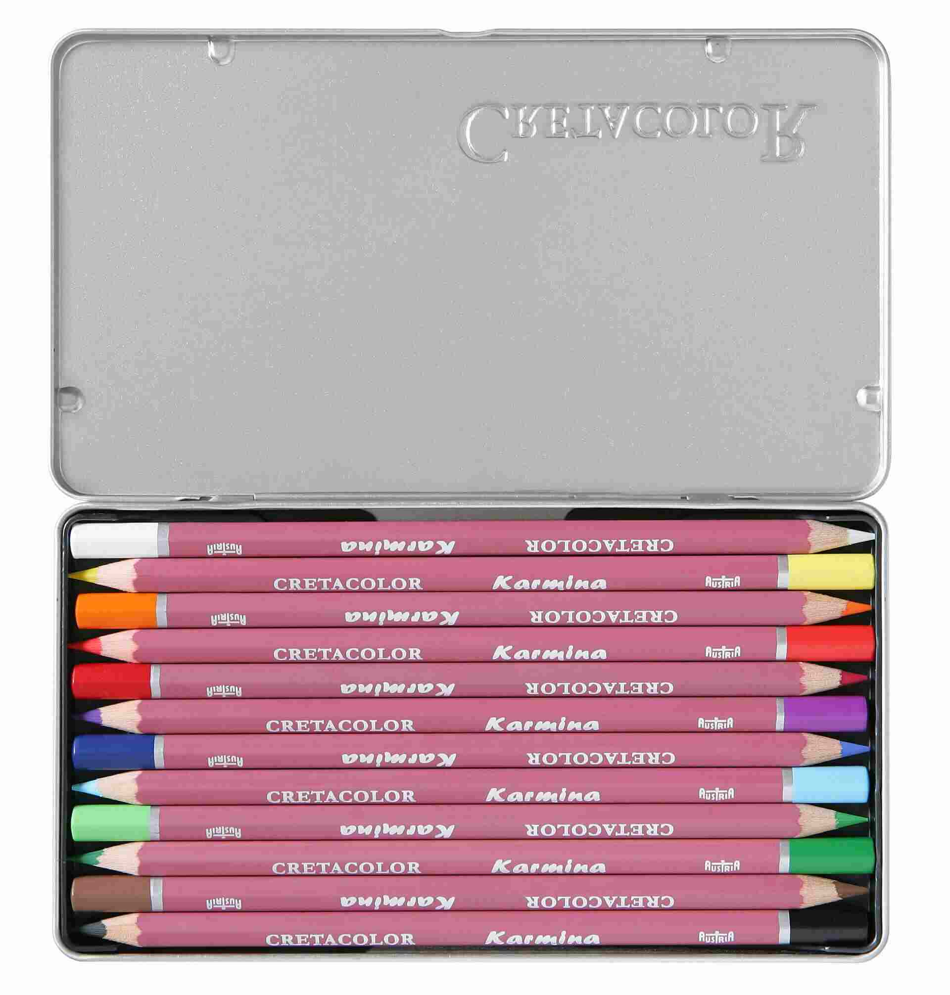 Cretacolor Karmina Waterproof Artist’s Colored Pencils Set
