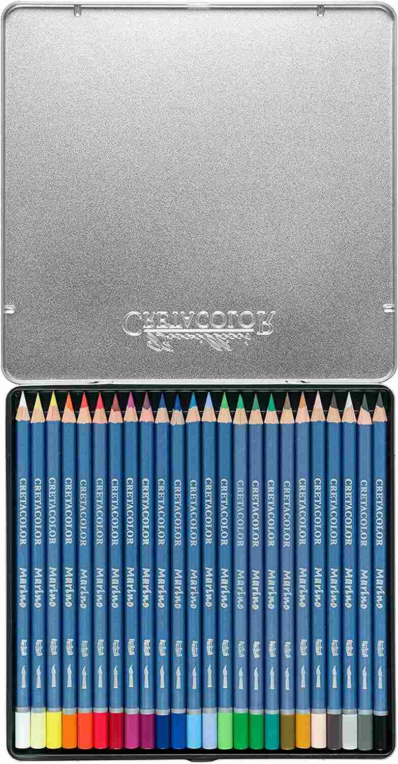 Cretacolor Marino Aquarelle Color Pencils Set