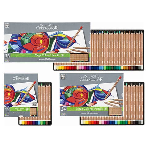 Cretacolor Mega Colored Pencils Set