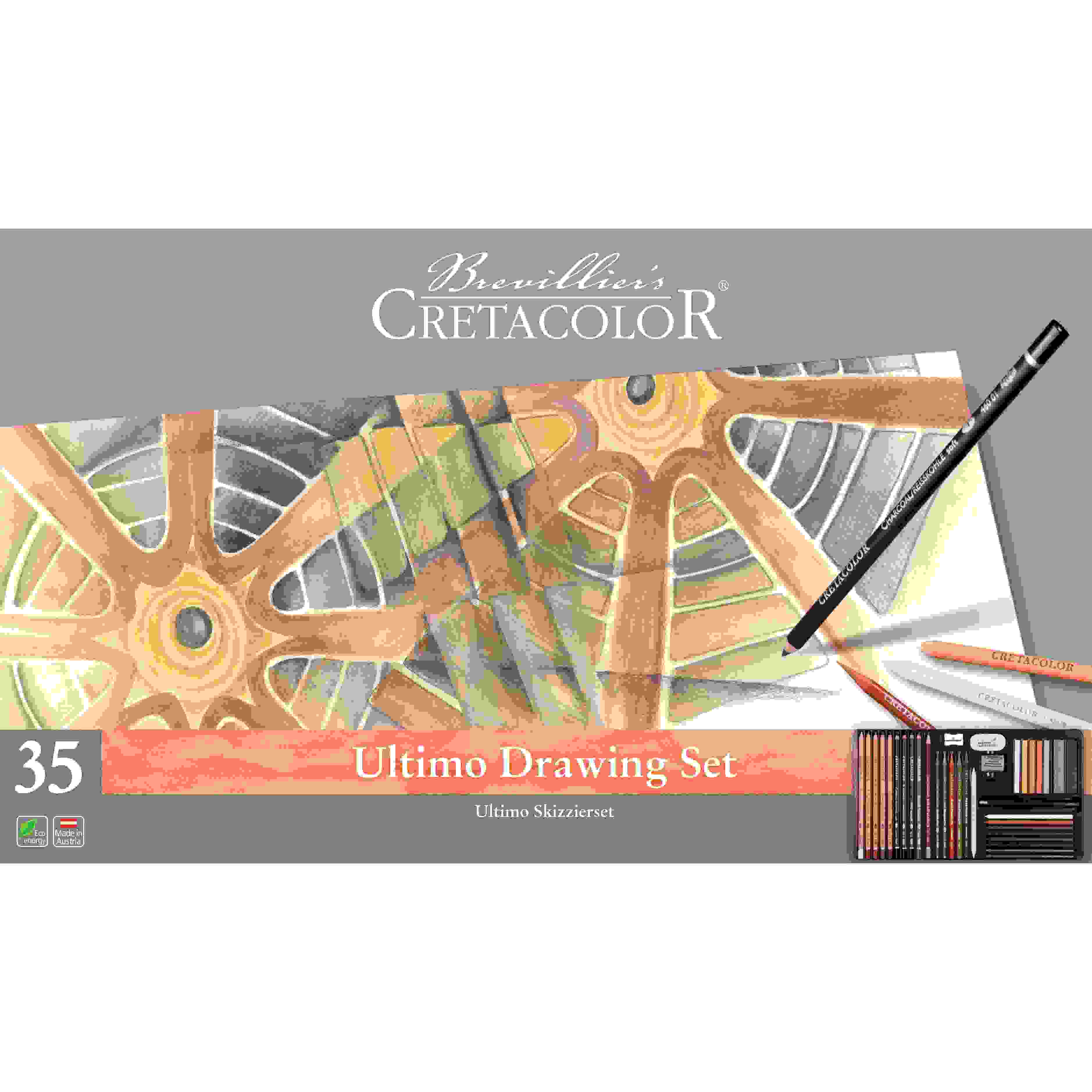 Cretacolor Ultimo Drawing Set of 35Pcs