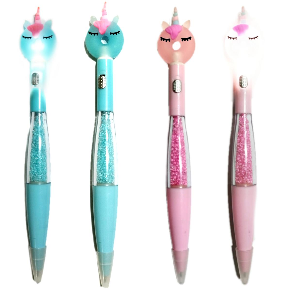 Unicorn Crystal Donut Light Gel Pen