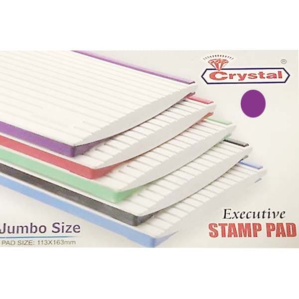 Crystal Executive Stamp Pad Jumbo Size