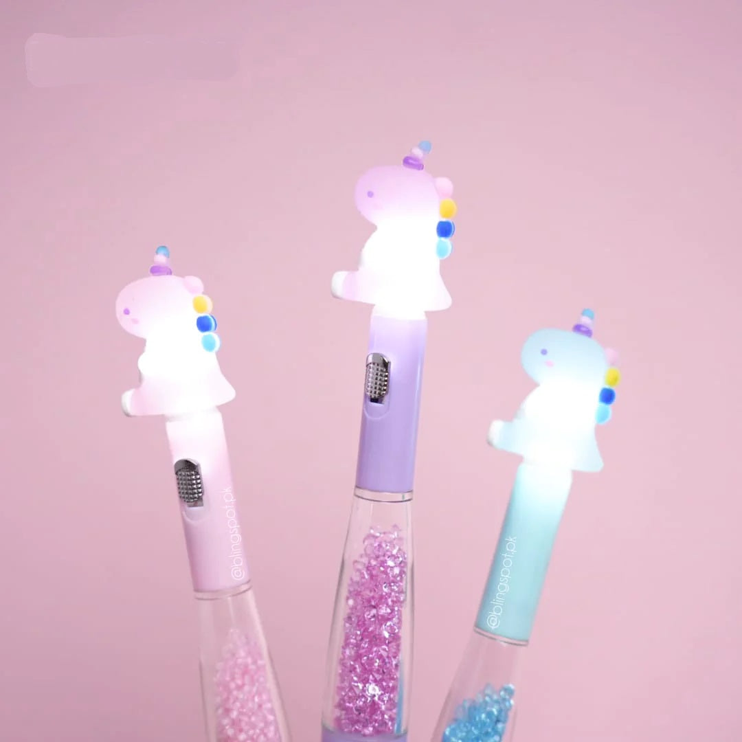 Unicorn Crystal Light Gel Pen