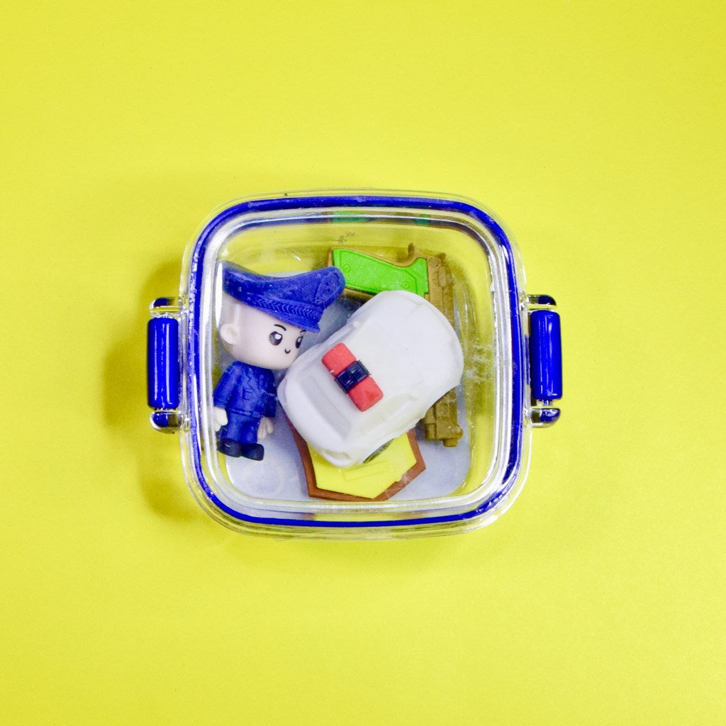 Cute 3D Cartoon Fancy Eraser for Kids 4Pcs Set