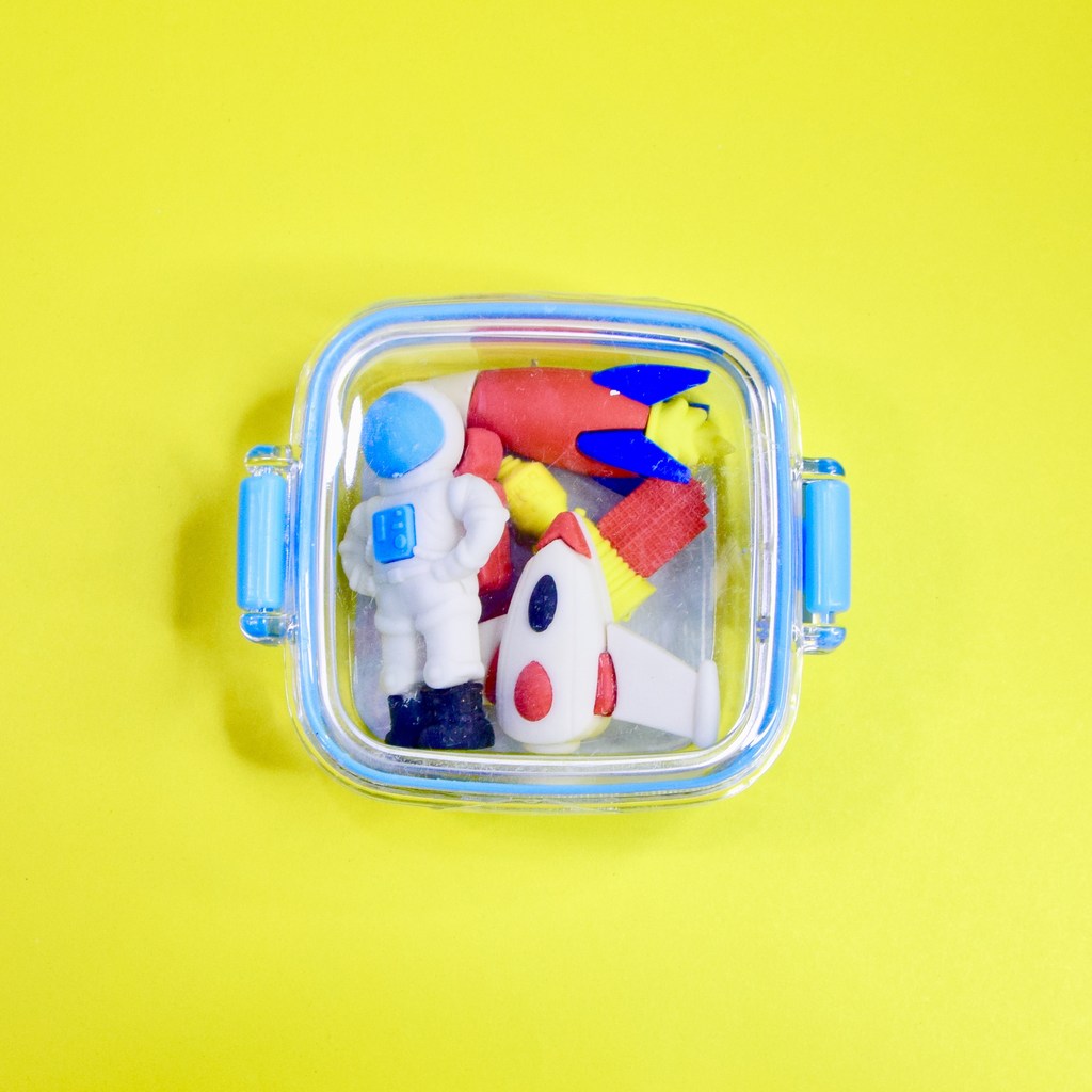 Cute 3D Cartoon Fancy Eraser for Kids 4Pcs Set