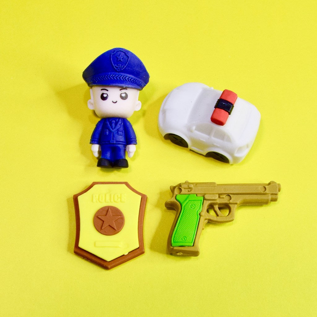 Cute 3D Cartoon Fancy Eraser for Kids 4Pcs Set