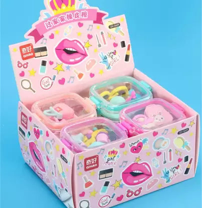 Cute 3D Girl Fashion Erasers