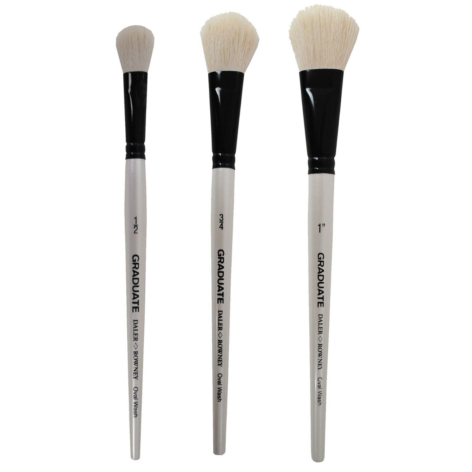 Daler-Rowney Graduate White Goat Oval Wash Brush