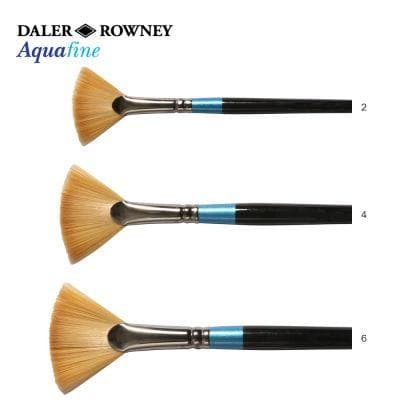 Daler Rowney Aquafine Fan Blender Brush Single Piece