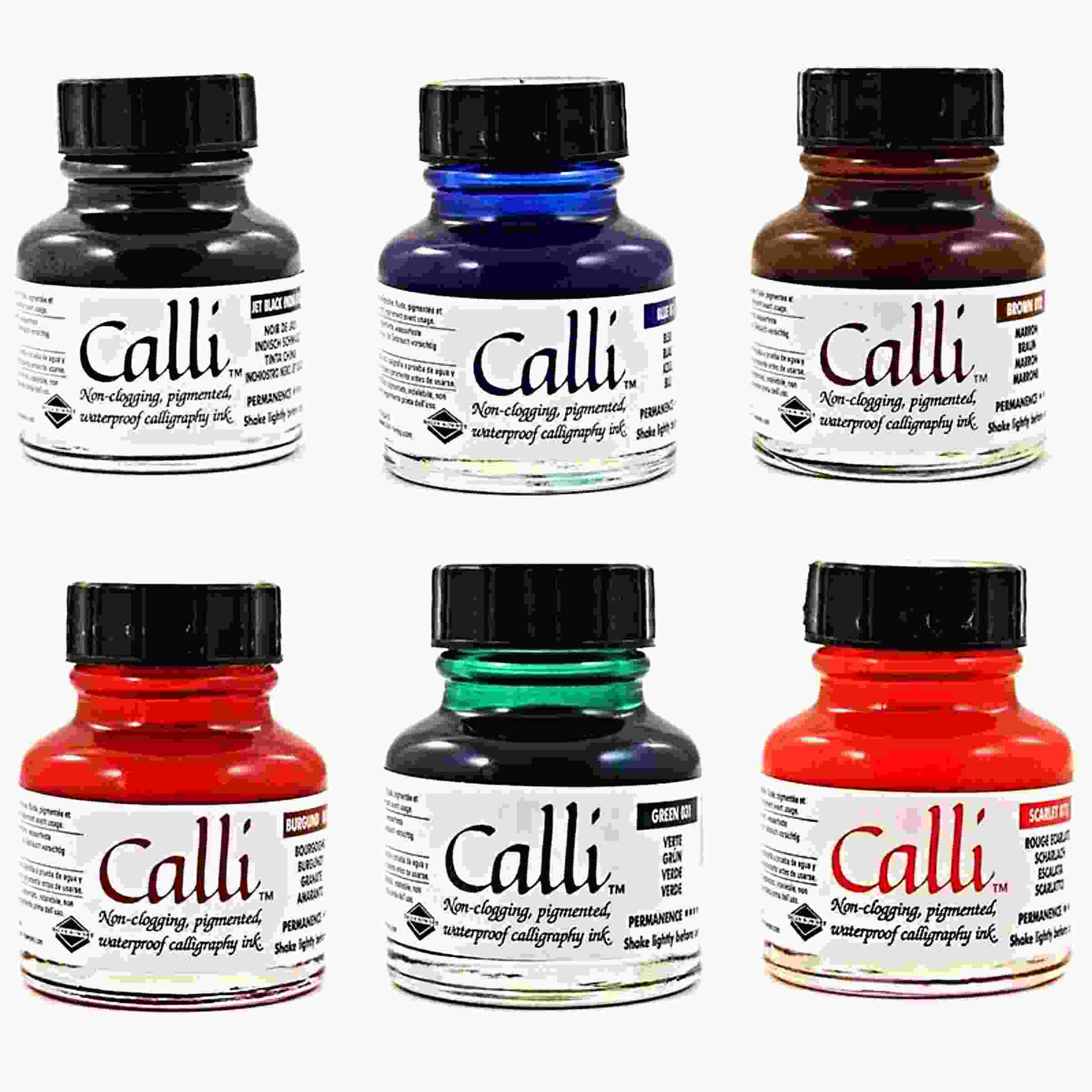 Daler-Rowney FW Shimmering Acrylic Ink 29.5ml 6 Pack