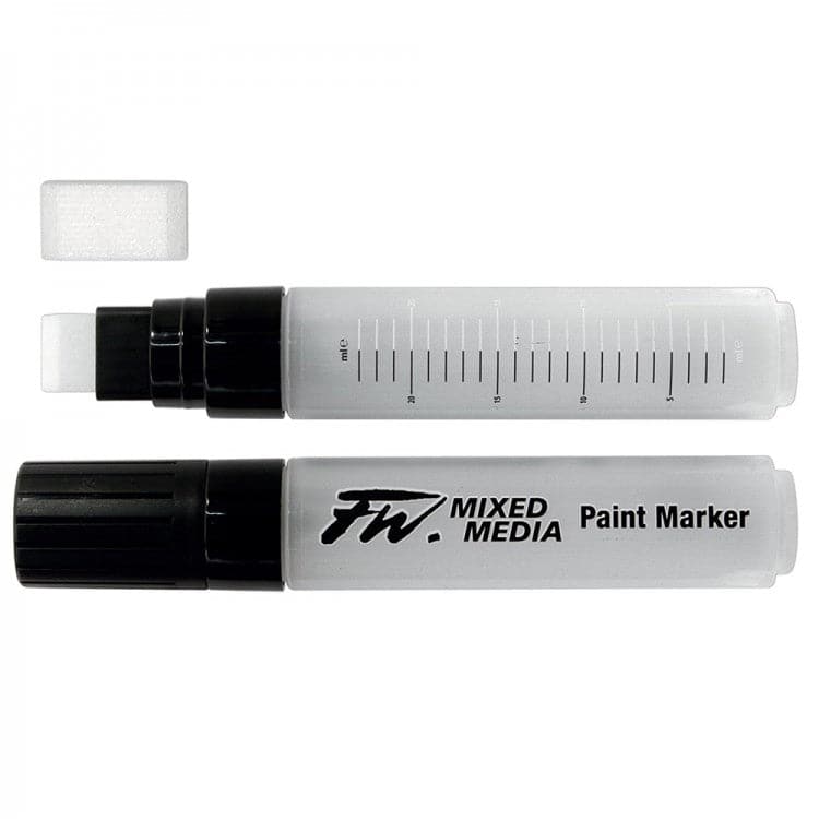 Daler Rowney FW Mixed Media Refillable Paint Marker  Large Flat Nib