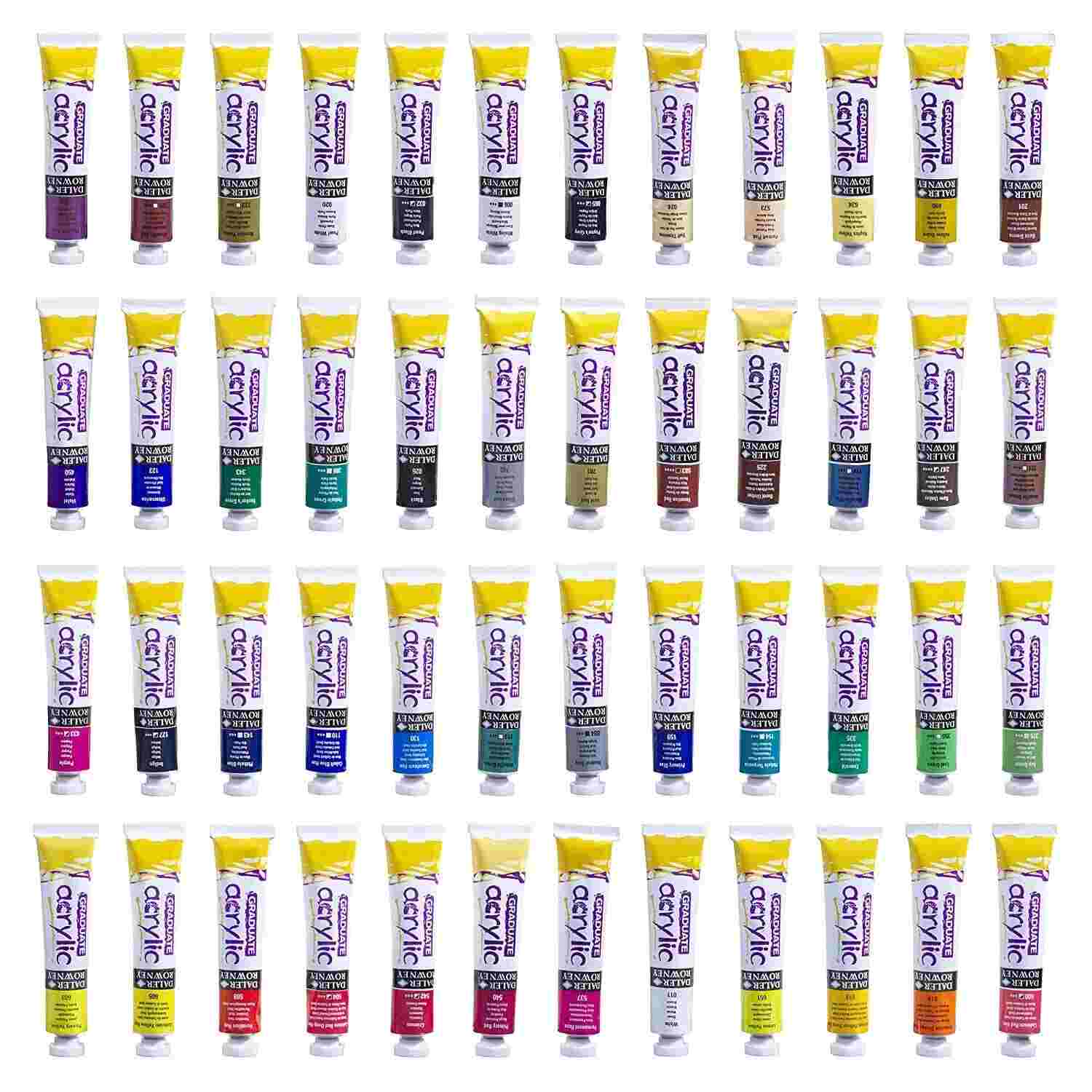 Daler Rowney Graduate Acrylic Paints 22ml Set of 48