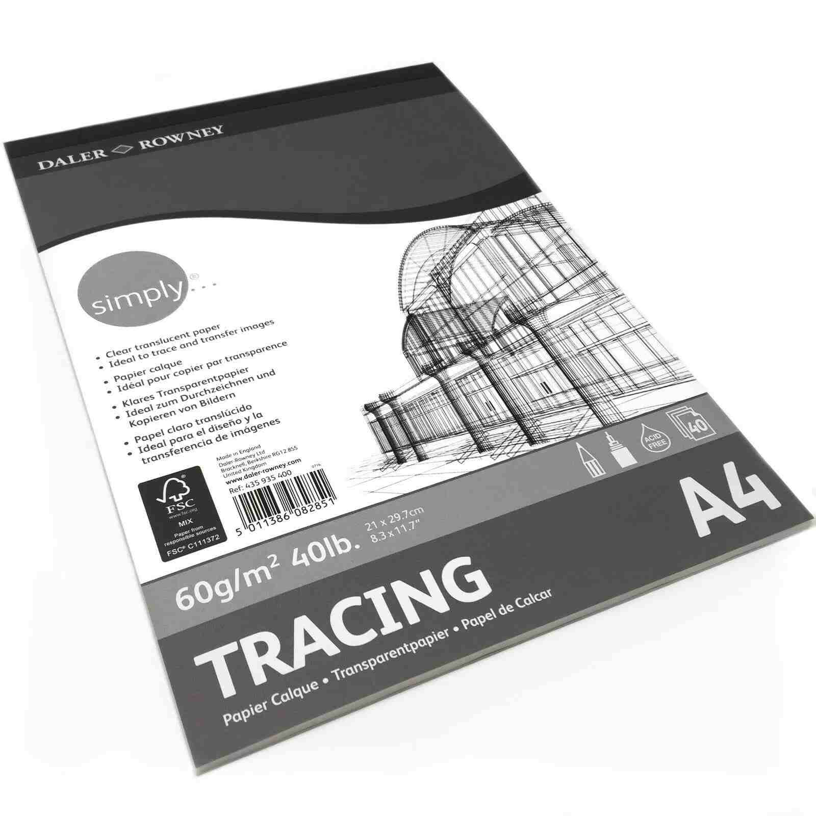 Daler Rowney Simply Tracing Paper Pads