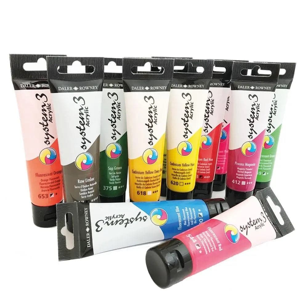 Daler Rowney System 3 Acrylic Paints Tube 59ml