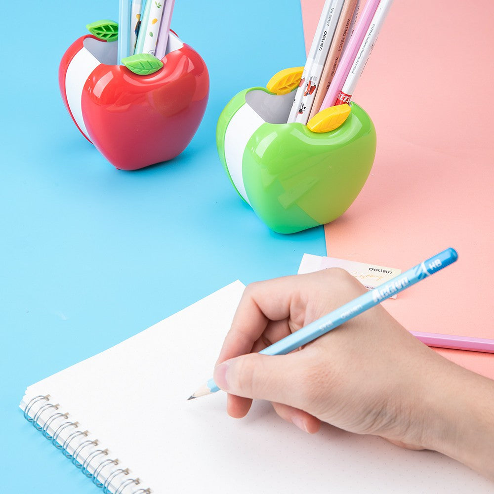 Deli Apple Shape Pen Stand E9139