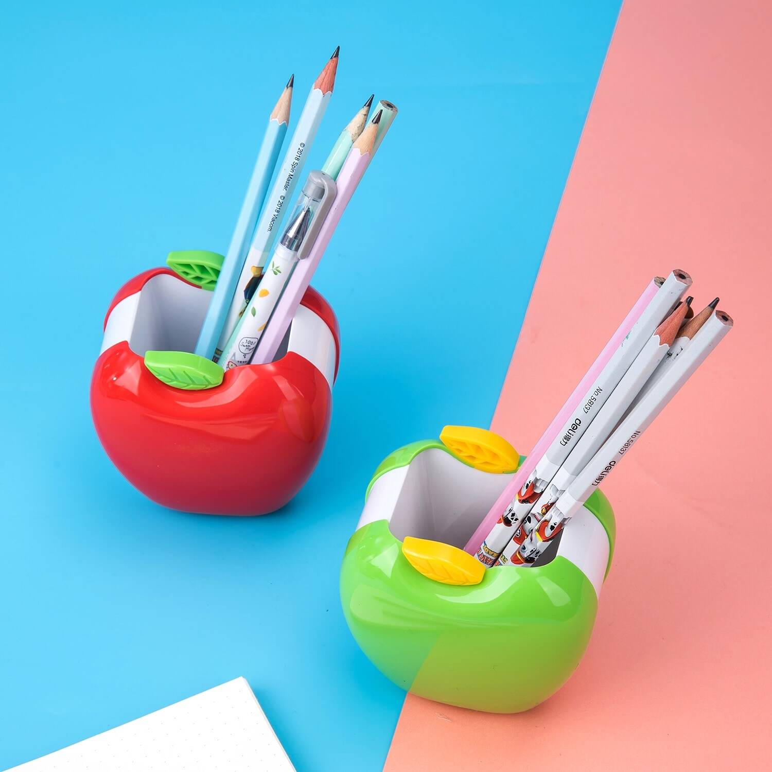 Deli Apple Shape Pen Stand E9139