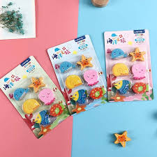 Dream Sea Animals Eraser Set of 6