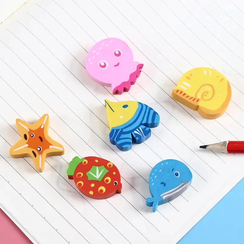 Dream Sea Animals Eraser Set of 6