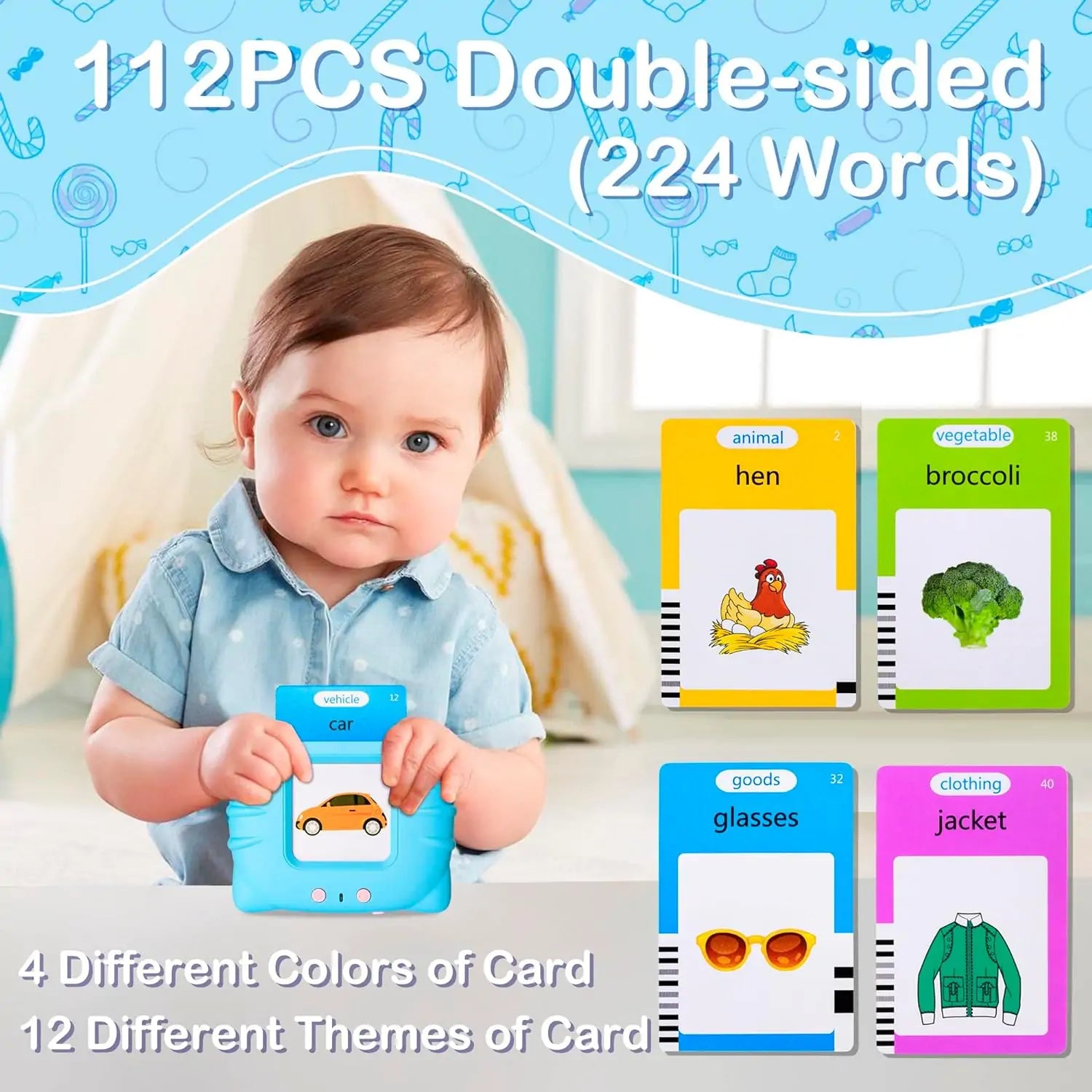Early Learning Talking Educational Flash Cards