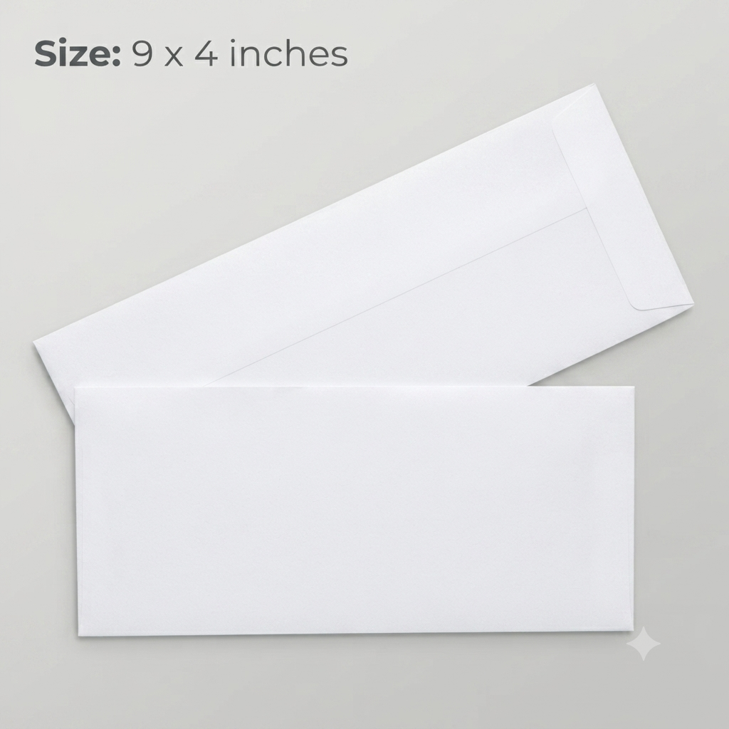 Paper Envelope White 80gm (Multiple Sizes Available)