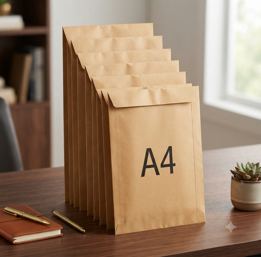 Paper Envelope Brown 80gsm (Multiple Sizes Available)