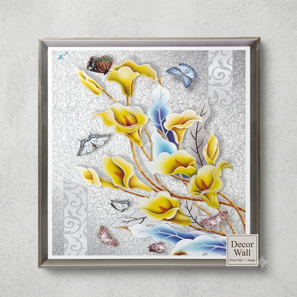 8D Home Decor Wall Art Panel | Premium Decorative Wall Sticker 16x26inch