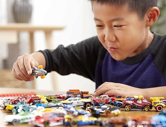 Hot Wheels 20-Car Pack Toy Vehicles For Kids 324-52