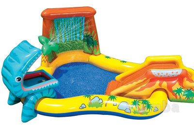 INTEX Dinosaur Play Center Swim Pool 8X6X3.5