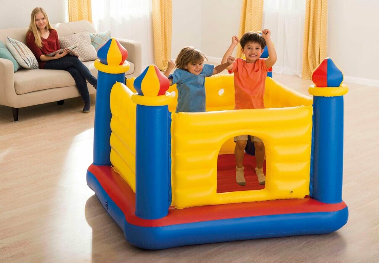INTEX Jump-O-Lene Castle Bouncer ( 69" X 69" X 53" )