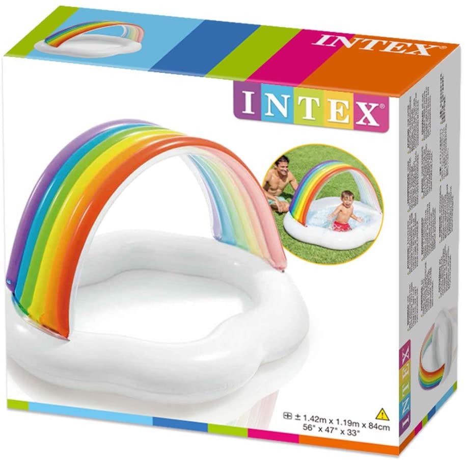 INTEX Rainbow Cloud Baby Pool ( 56" x 47" x 33" )