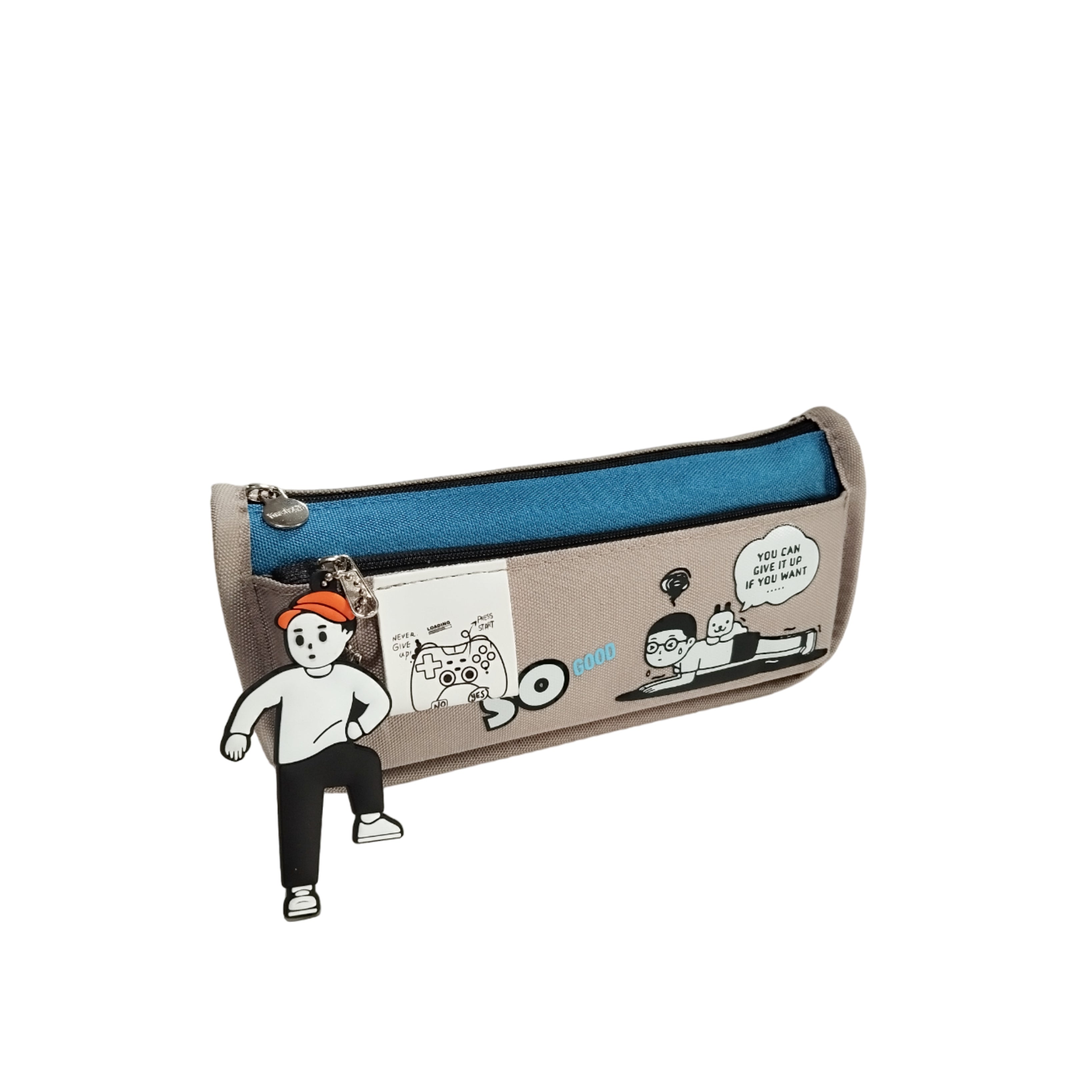 I'M SO GOOD Two Zipper Geometry Bag For Kids Boys