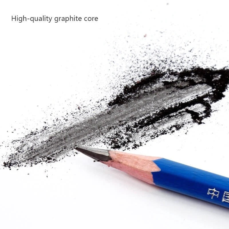 Keep Smiling Art Graphite Pencil Tin Box Set Of 12