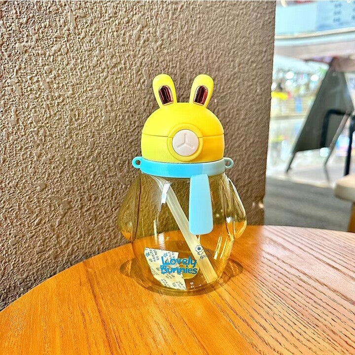 Lovely Bunnies Rabbit Design Water Bottle for Kids 600ml