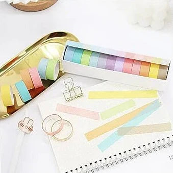 Macron Colors 15MM*2M Washi Tapes Set of 12