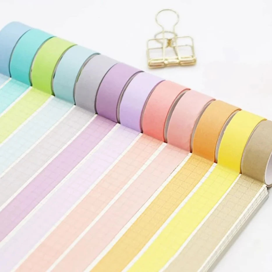 Macron Colors 15MM*2M Washi Tapes Set of 12