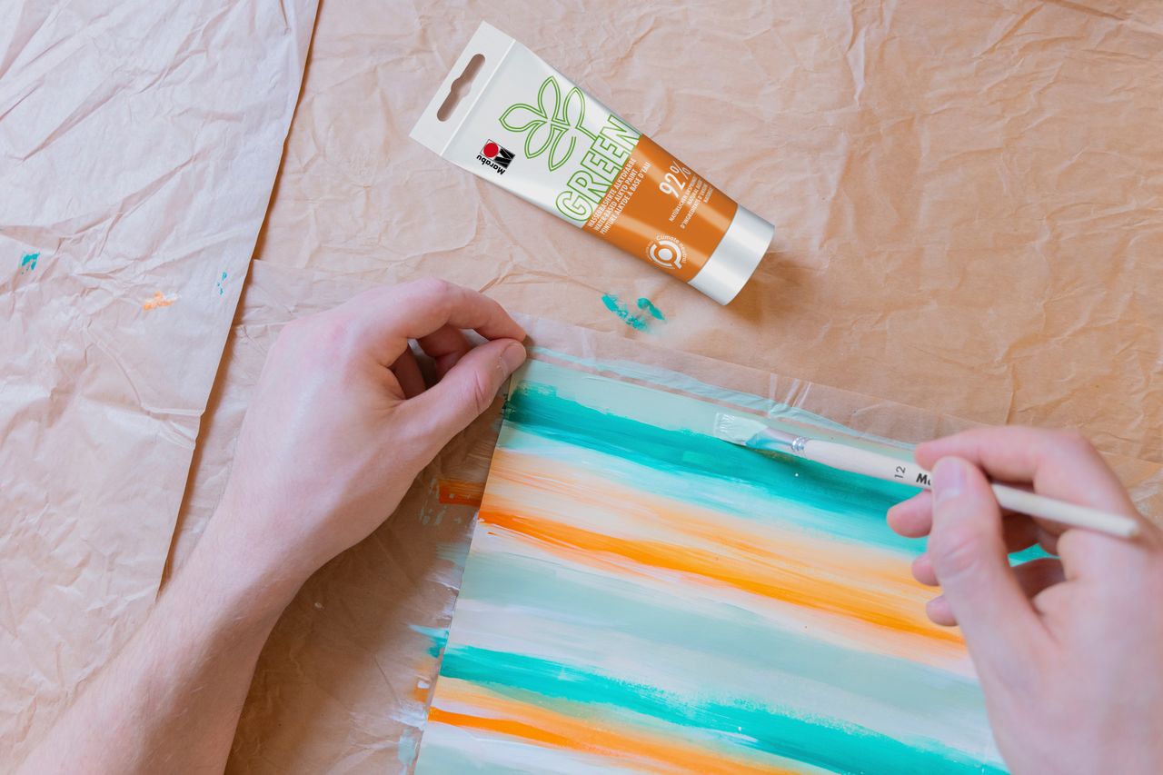 Marabu Green Water-Based Alkyd Paint Set BOHO (This item is in stock. If you’d like to order, please contact us on WhatsApp. Orders are placed there, and payment must be made in advance)