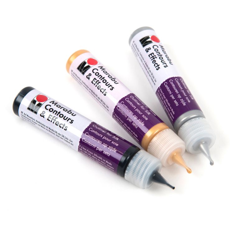 Marabu Silk Outline Contours & Effects 25ml (This item is in stock. If you’d like to order, please contact us on WhatsApp. Orders are placed there, and payment must be made in advance)