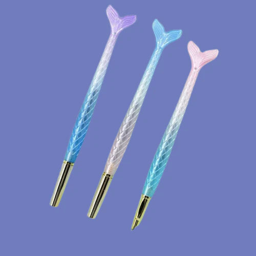 Minimal Matte Mermaid Fountain Ink Pen Set