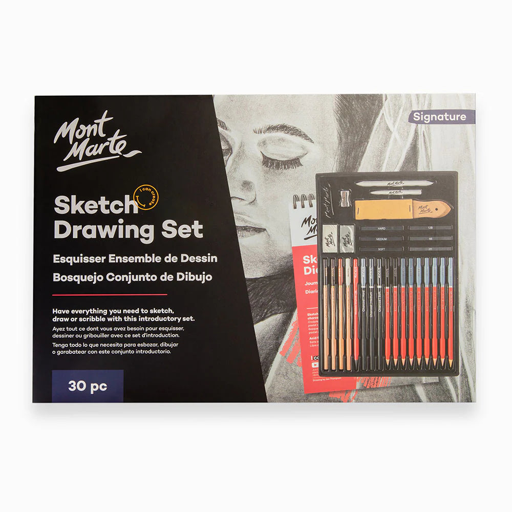 Mont Marte Sketch Drawing Set - 30 pcs