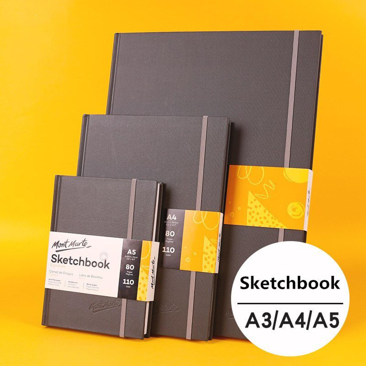 Mont Marte Signature Hardbound Sketch Book 110gsm