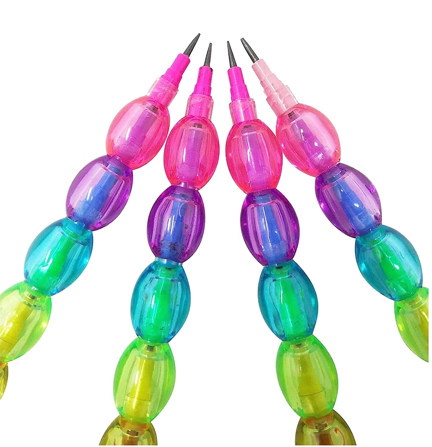 Multicolor Plastic Pencil 4pcs
