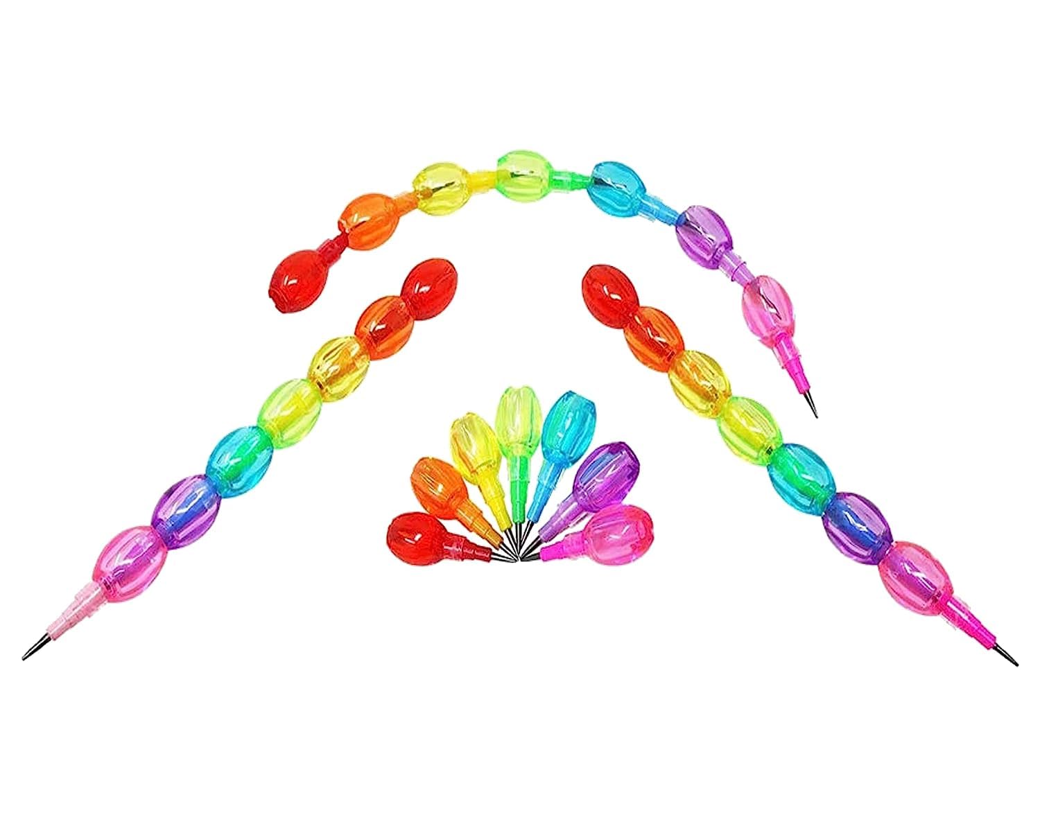 Multicolor Plastic Pencil 4pcs