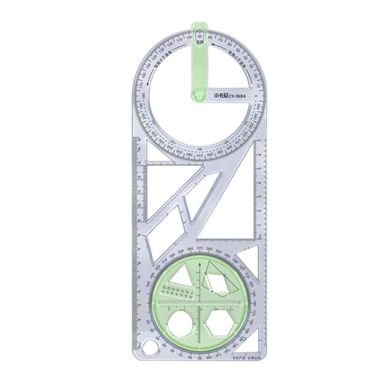Multifunctional Geometric Drawing Ruler