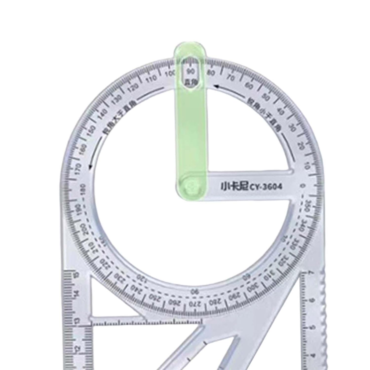 Multifunctional Geometric Drawing Ruler Multiple Shapes