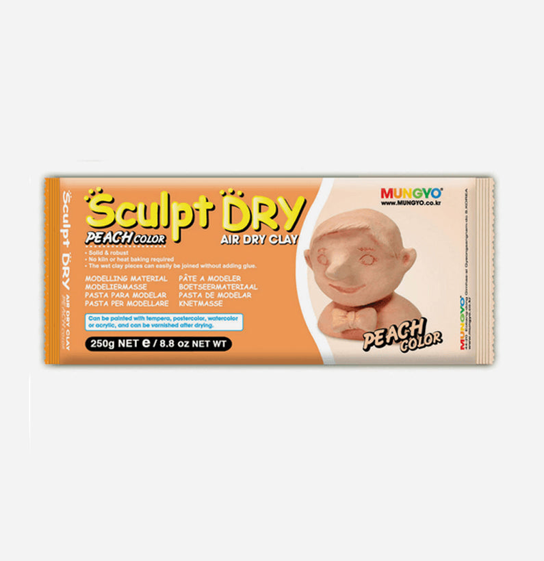 Mungyo Sculpt Air Dry Clay 250gm Peach