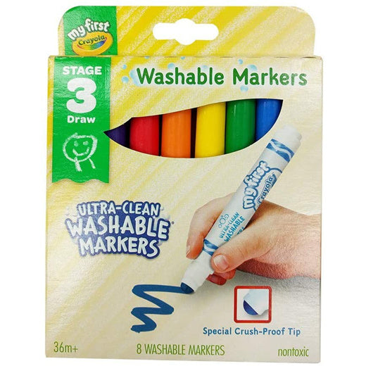 My First Crayola Washable Markers Pack of 8 811324