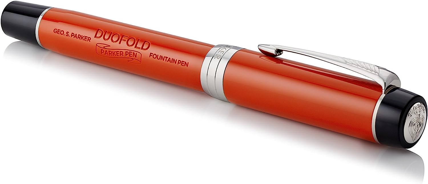 Parker Duofold Centennial Fountain Pen, Classic Big Red Vintage