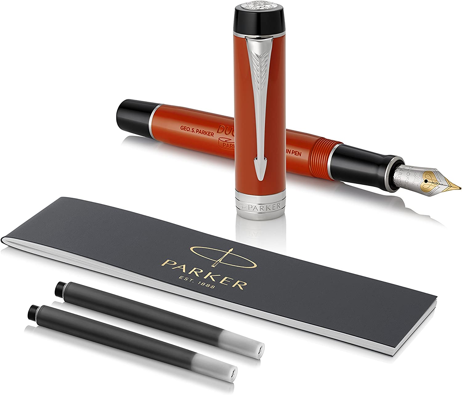 Parker Duofold Centennial Fountain Pen, Classic Big Red Vintage